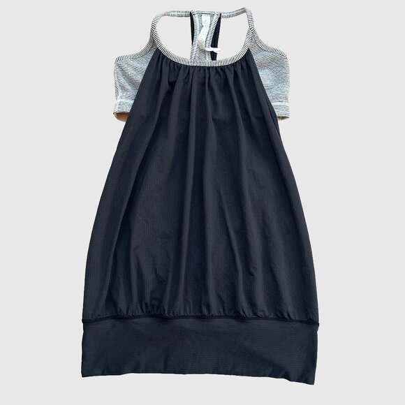 Lululemon No Limits Tank  - Tonka Stripe Cashew & Heathered Black - US 6 - Picture 6 of 10